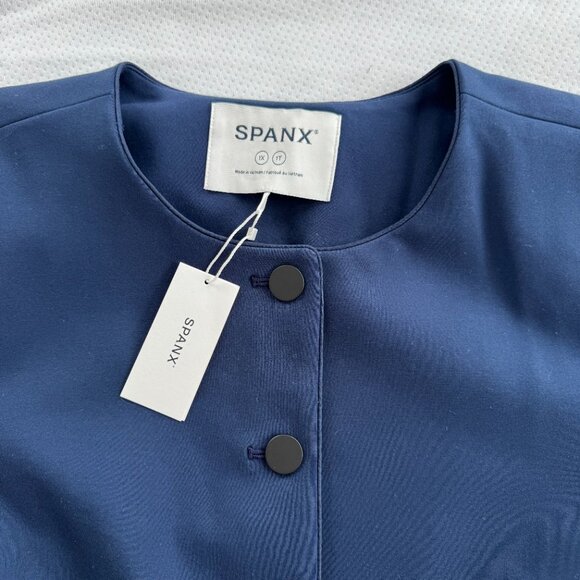 NWT Spanx Lady Jacket Navy Blue 1X - Picture 8 of 8